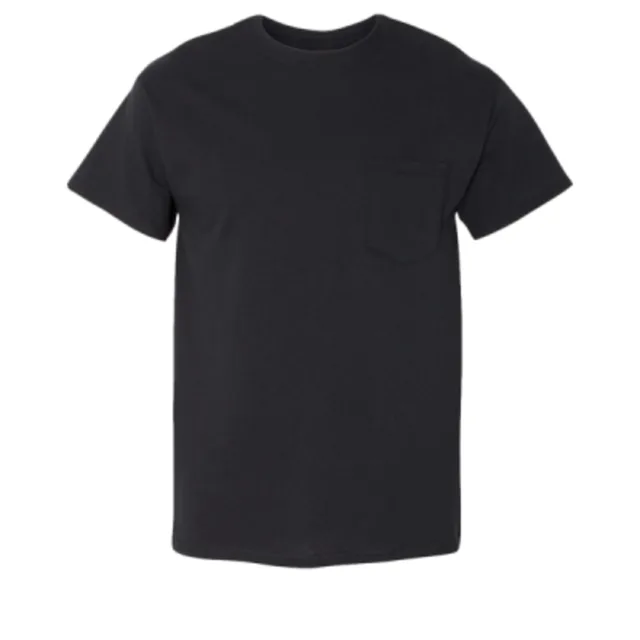 Gildan Unisex Heavy Cotton™ Pocket T-Shirt (5300) — custom decorated by Black Sheep Designs