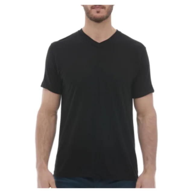 M&O Deluxe Blend V-Neck T-Shirt (3543) — custom decorated by Black Sheep Designs