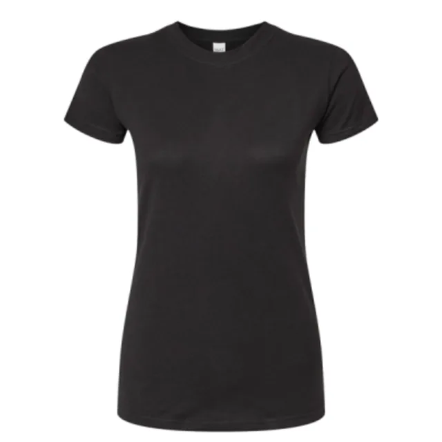 M&O Women's Fine Jersey T-Shirt (4513) — custom decorated by Black Sheep Designs
