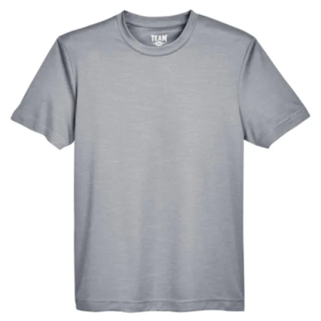 Team 365 Youth Sonic Heather Performance T-Shirt (TT11HY) — custom decorated by Black Sheep Designs