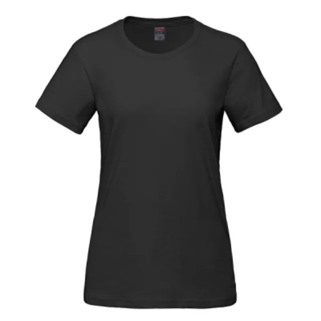 CSW 24/7 Parkour - Ladies RING SPUN Combed Cotton Crewneck T-Shirt (S05611) — custom decorated by Black Sheep Designs