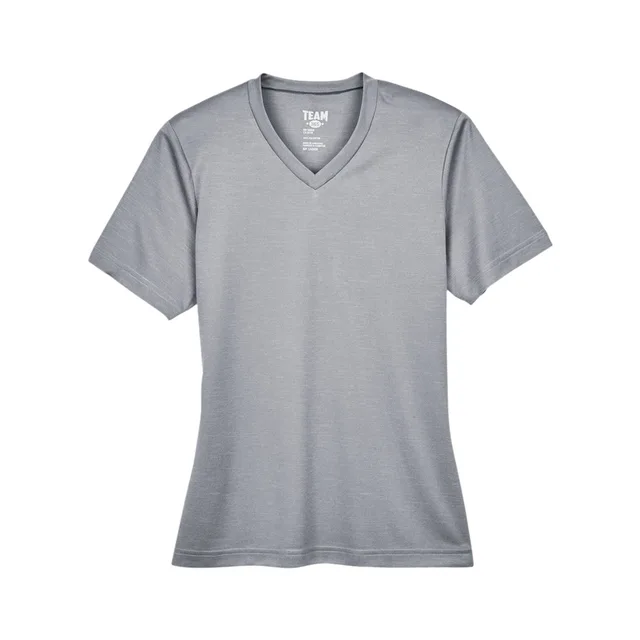 Team 365 Women's Sonic Heather Performance T-Shirt (TT11HW) — custom decorated by Black Sheep Designs