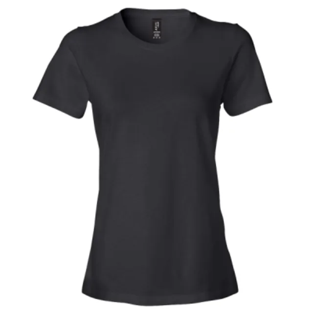 Gildan Women's Softstyle® Lightweight T-Shirt (880) — custom decorated by Black Sheep Designs