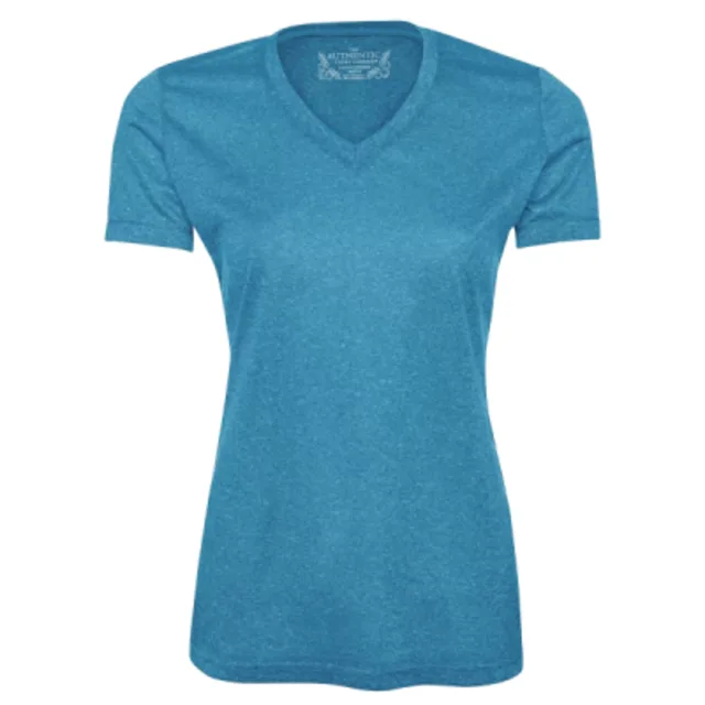 ATC ATC™ PRO TEAM HEATHER ProFORMANCE V-NECK LADIES' TEE (L3517) — custom decorated by Black Sheep Designs