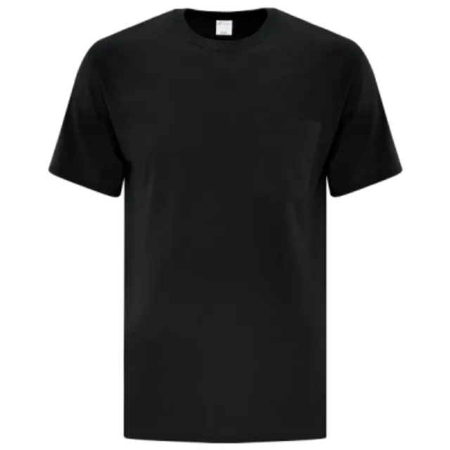 ATC™ Everyday Collection® ATC™ EVERYDAY COTTON POCKET TEE (ATC1000P) — custom decorated by Black Sheep Designs