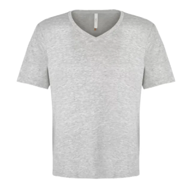 ATC™ EuroSpun® ATC™ EUROSPUN® RING SPUN V-NECK TEE (ATC8001) — custom decorated by Black Sheep Designs